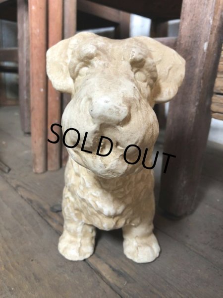 画像8: Vintage Sealyham Terrier Heavy Cast Iron Door Stop Statue (B491) (8)