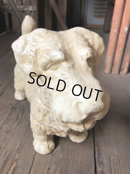画像7: Vintage Sealyham Terrier Heavy Cast Iron Door Stop Statue (B491) (7)