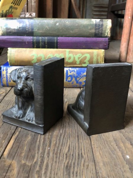 画像9: Vintage Sealyham Terrier Brass Metal Bookends Matching Pair (B493) (9)
