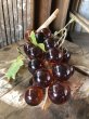 画像2: Vintage Mid-Century Lucite Acrylic Amber Grapes on Driftwood Base (B499) (2)