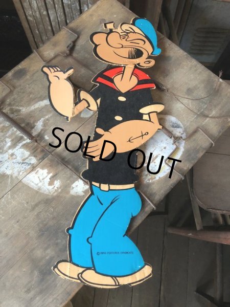 画像12: Vintage POPEYE Cardboard Display King Feature Syndicate (B521) (12)
