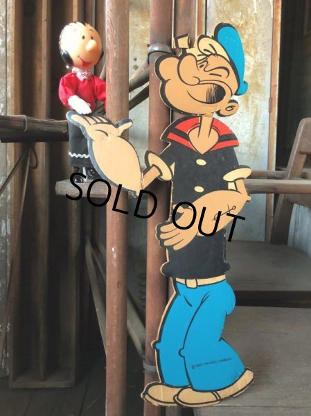 画像17: Vintage POPEYE Cardboard Display King Feature Syndicate (B521) (17)