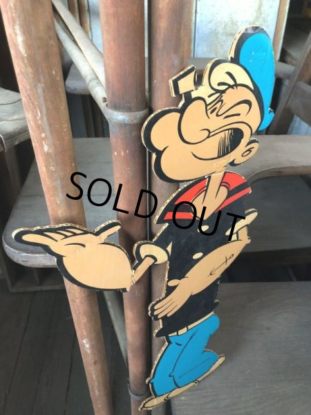 画像8: Vintage POPEYE Cardboard Display King Feature Syndicate (B521) (8)
