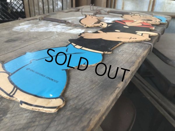 画像9: Vintage POPEYE Cardboard Display King Feature Syndicate (B521) (9)