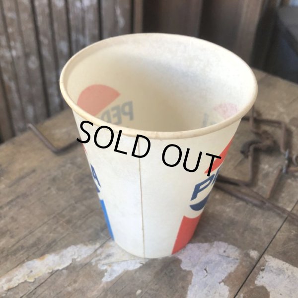 画像2: Vintage Wax Paper Cup Pepsi (S415) (2)