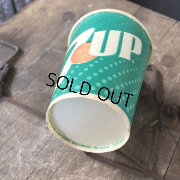 画像5: Vintage Wax Paper Cup 7UP (S415) (5)