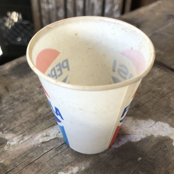 画像4: Vintage Wax Paper Cup Pepsi (B524) (4)