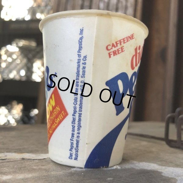 画像2: Vintage Wax Paper Cup Pepsi (B523) (2)