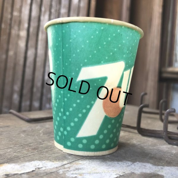 画像2: Vintage Wax Paper Cup 7UP (S415) (2)