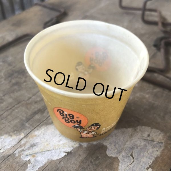 画像3: Vintage Wax Paper Cup Big Boy (B527) (3)