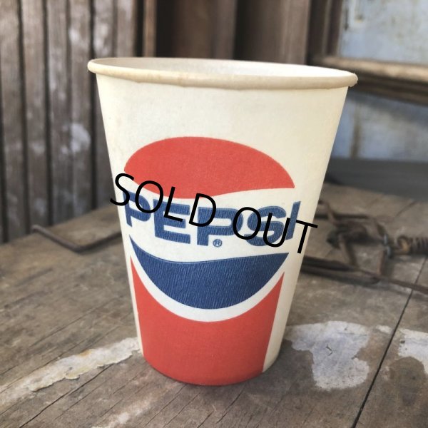 画像3: Vintage Wax Paper Cup Pepsi (S415) (3)