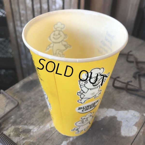 画像4: Vintage Wax Paper Cup Burger Chef (B531) (4)