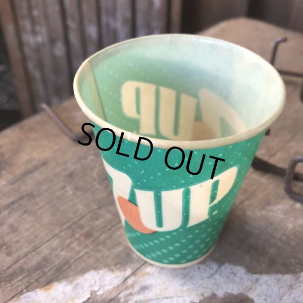 画像3: Vintage Wax Paper Cup 7UP (S415) (3)