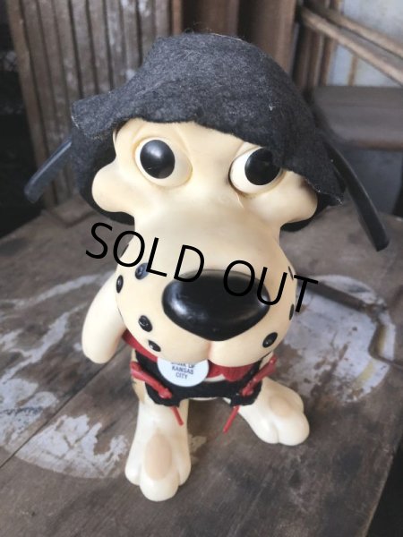 画像8: 60s Vintage Roy Des of Fla Dog Coin Bank Sheriff Red (B536) (8)