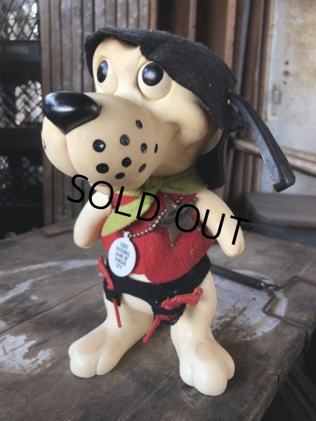 画像1: 60s Vintage Roy Des of Fla Dog Coin Bank Sheriff Red (B536) (1)