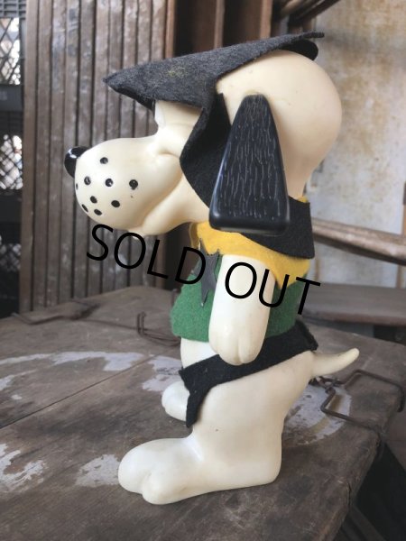 画像5: 60s Vintage Roy Des of Fla Dog Coin Bank Sheriff Green (B535) (5)