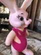 画像5: 60s Vintage Roy Des of Fla Bunny Rabbit Coin Bank Pink (B537) (5)