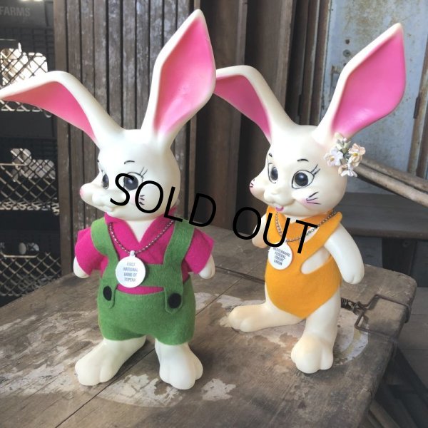 画像12: 60s Vintage Roy Des of Fla Bunny Rabbit Coin Bank GxP (B535) (12)