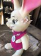 画像5: 60s Vintage Roy Des of Fla Bunny Rabbit Coin Bank Pink (B538) (5)