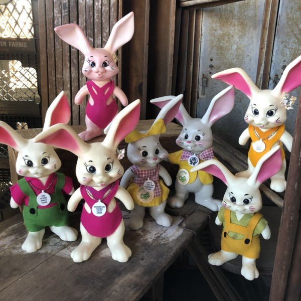 画像15: 60s Vintage Roy Des of Fla Bunny Rabbit Coin Bank YxG (B536) (15)