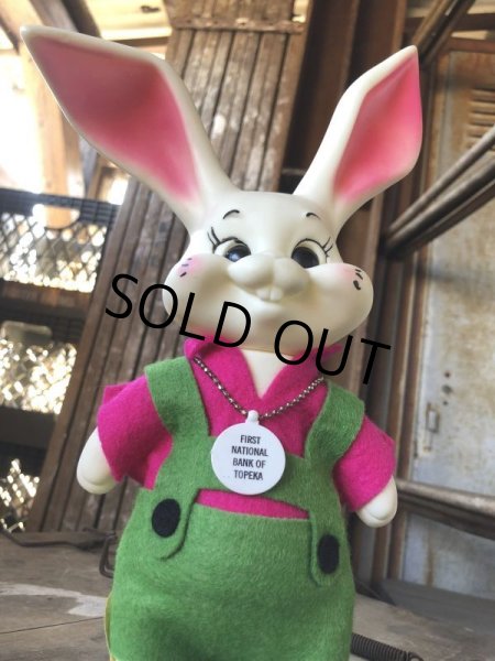 画像8: 60s Vintage Roy Des of Fla Bunny Rabbit Coin Bank GxP (B535) (8)