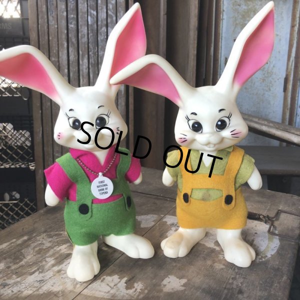 画像13: 60s Vintage Roy Des of Fla Bunny Rabbit Coin Bank GxP (B535) (13)