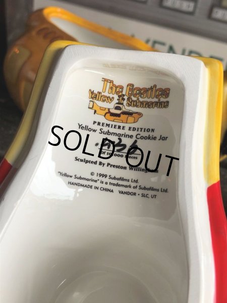 画像3: The Beatles 1999 YELLOW SUBMARINE Cookie Jar Limited Edition #436/10,000 by Vandor (B540) (3)