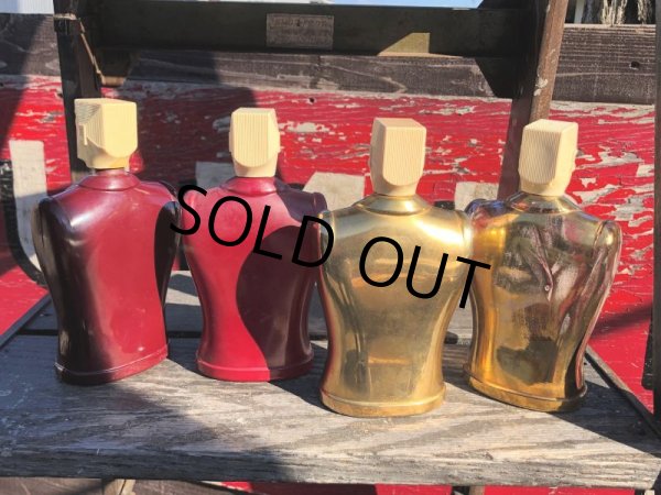 画像16: 40s Vintage HIS Northwoods Mens Cologne Bottle Art Deco Design Rare Gold Version (B547) (16)