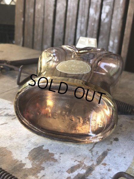 画像6: 40s Vintage HIS Northwoods Mens Cologne Bottle Art Deco Design Rare Gold Version (B547) (6)