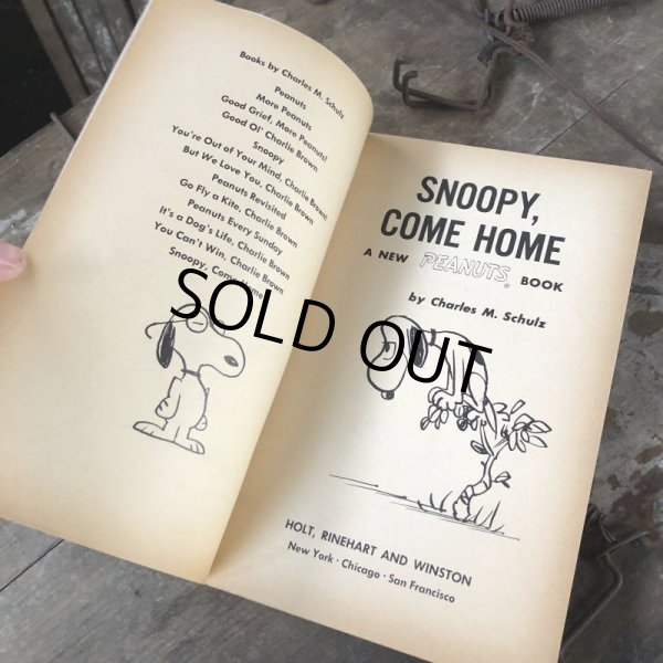 画像3: Vintage Book SNOOPY , COME HOME (B549) (3)