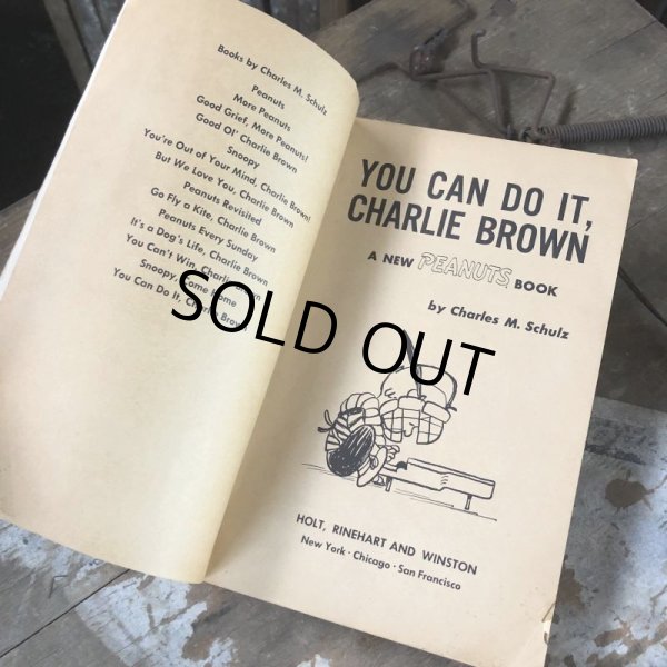 画像3: Vintage Book SNOOPY / YOU CAN DO IT, CHARLIE BROWN (B553) (3)