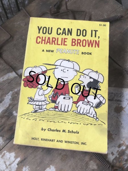 画像1: Vintage Book SNOOPY / YOU CAN DO IT, CHARLIE BROWN (B553) (1)