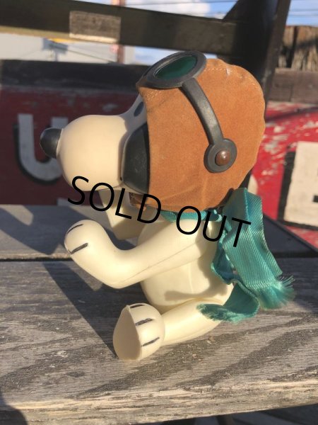 画像5: 60s Vintage Peanuts Pocket Doll Snoopy FLYING ACE (B556) (5)
