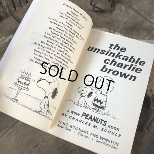 画像3: Vintage Book SNOOPY / THE INSINKABLE CHARLIE BROWN (B548) (3)