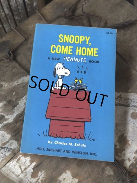 画像1: Vintage Book SNOOPY , COME HOME (B549) (1)