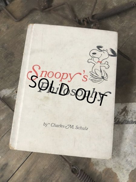 画像1: Vintage Book SNOOPY’S Philosophy (B556) (1)