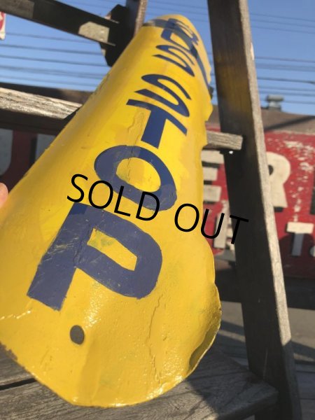 画像10: Antique U.S.A New Orleans BUS STOP Heavy Duty Porcelain Street Sign (B557) (10)