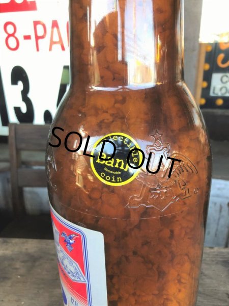 画像10: Vintage N.O.S Budweiser Bud Light Plastic Beer Bottle Coin Bank (B559) (10)