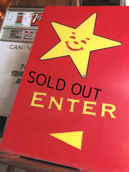 画像6: Vintage U.S.A. Original Carl's Jr Drive-thru ENTER Sign (B560) (6)