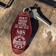 画像1: Vintage Motel Key HYATT HOUSE HOTEL #808 (B572) (1)