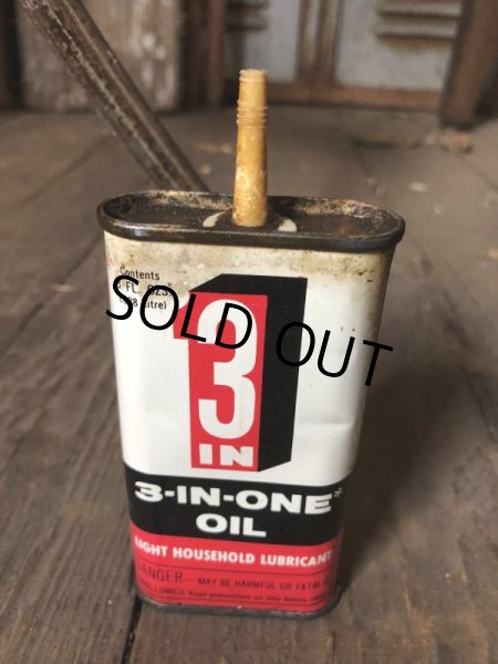 画像2:  Vintage Oil Can 3-IN-ONE OIL (C508) (2)