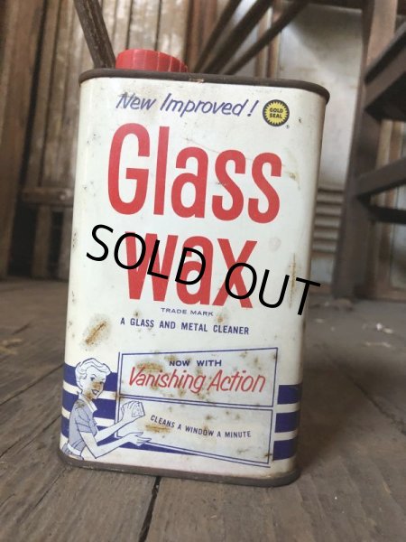 画像5: Vintage 1pt Can SOLD SEAL Glass Wax (C526)  (5)