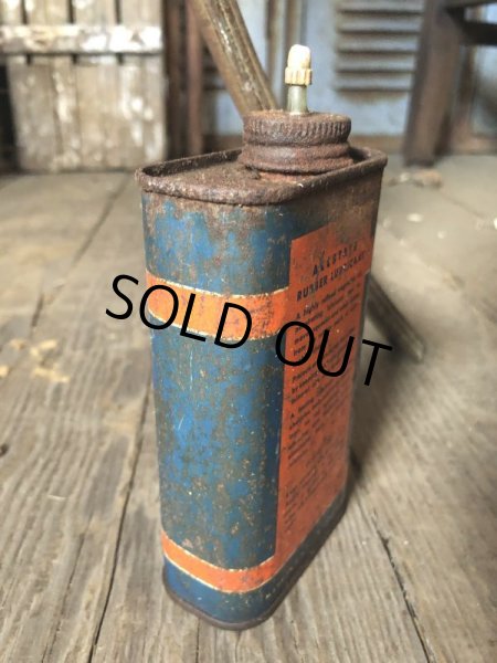 画像3: Vintage Oil Can ALLSTATE Rubber Lubricant (C504) (3)