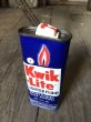 画像2: Vintage Oil Can Kwik-Lite Lighter Fluid (C510) (2)