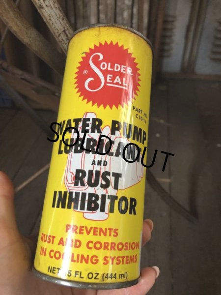画像1: Vintage Oil Can SOLDER SEAL Water Pumo Lubricant and Rust Onhibitor (C535)  (1)