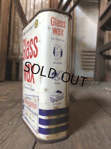 画像2: Vintage 1pt Can SOLD SEAL Glass Wax (C526)  (2)