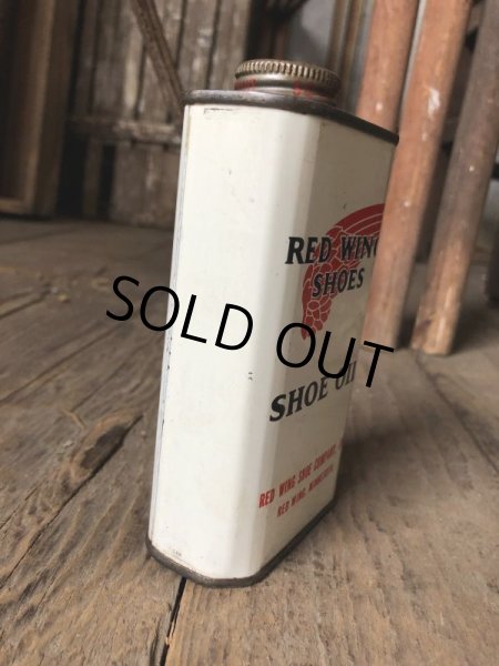 画像4: Vintage Oil Can RED WING Shoe Oil (C511)  (4)