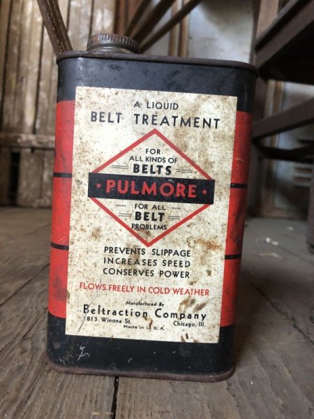 画像5: Vintage 1pt Oil Can PLMORE BELT Treatment (C523)  (5)
