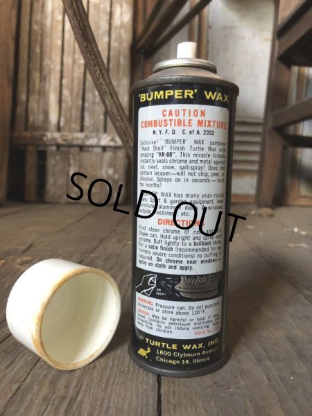 画像4: Vintage Spray Can turtle wax BUMPER WAX (C539)  (4)