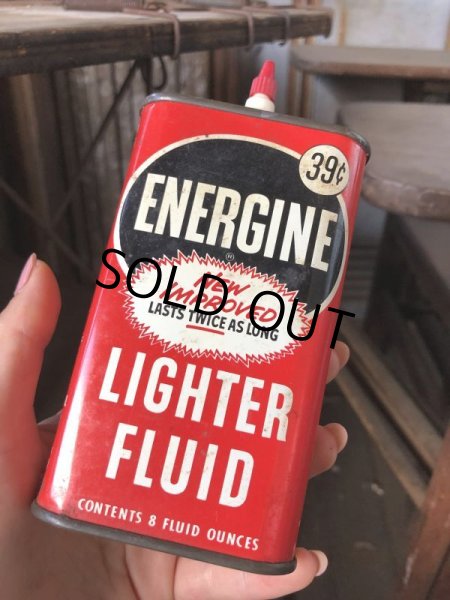 画像1: Vintage Oil Can ENERGINE Lighter Fluid (C505) (1)